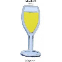 Magnete calice champagne